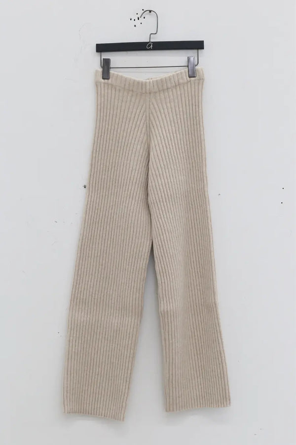 BASERANGE wool pants TRMA-MW-WI23 sand color (TRMA)